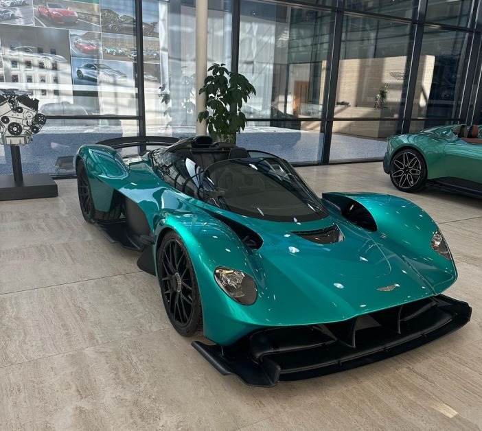 He recently flaunted his stunning custom Aston Martin Valkyrie on Instagram