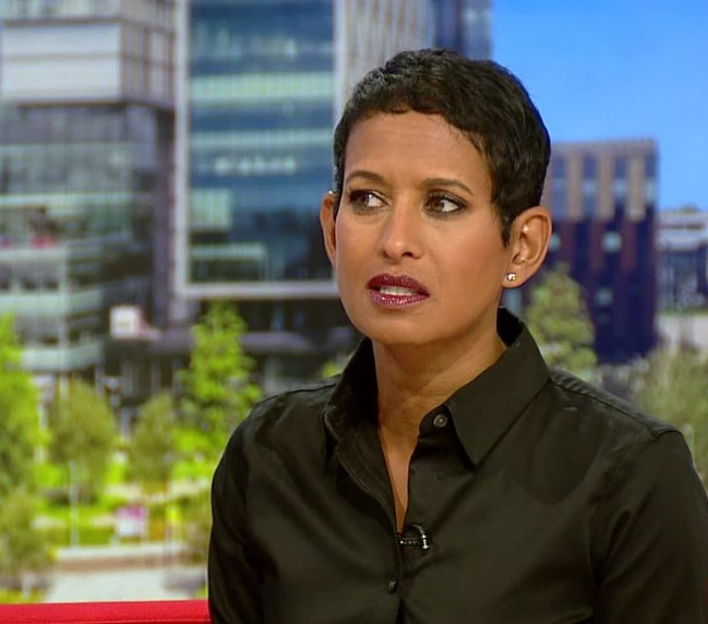 Naga Munchetty silently watched on as her co-star ate bugs live on air