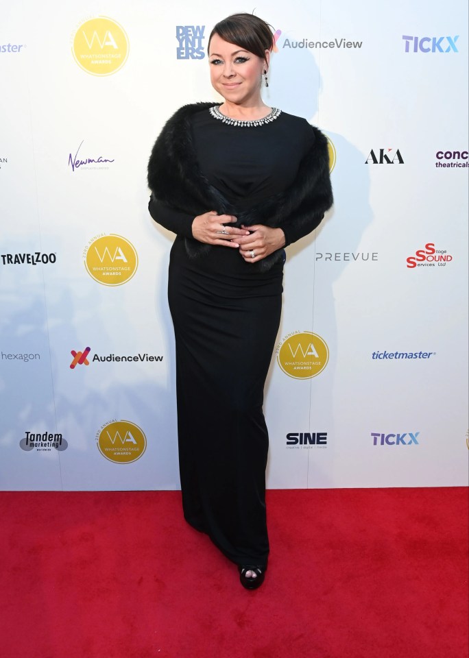 Lisa in attendance at The WhatsOnStage Awards 2023 at The Prince of Wales Theatre earlier this year