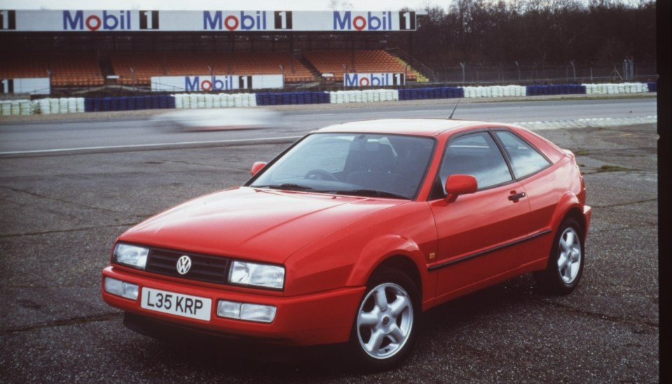 The Volkswagen Corrado has an eye-catching style