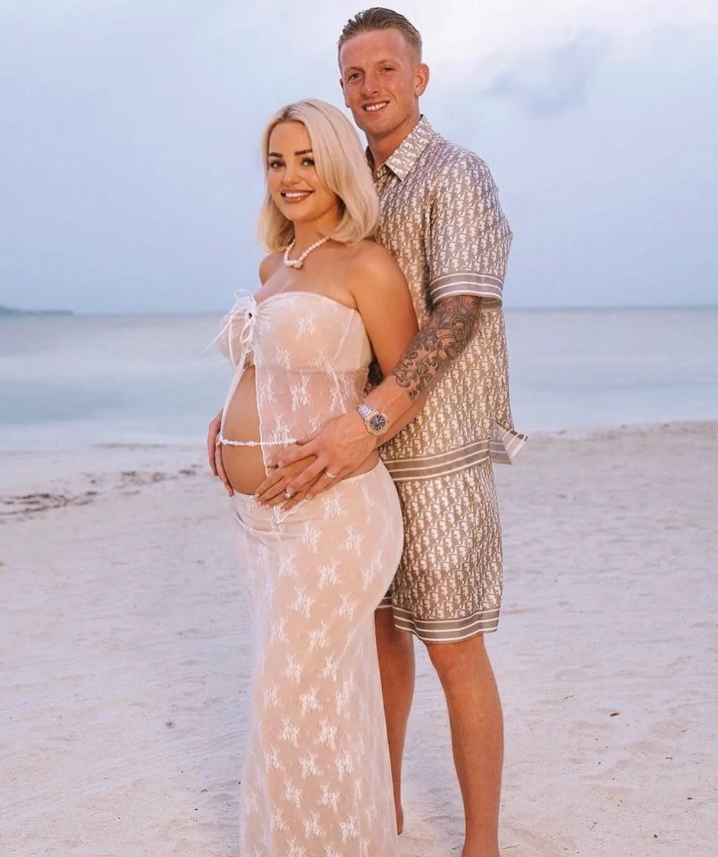 England star Jordan Pickford and Wag Megan have announced they are expecting their second child