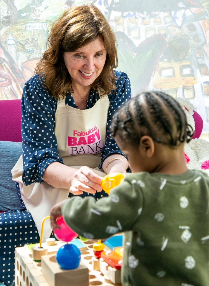 The Children's Commissioner for England sat down and sang nursery rhymes with toddlers