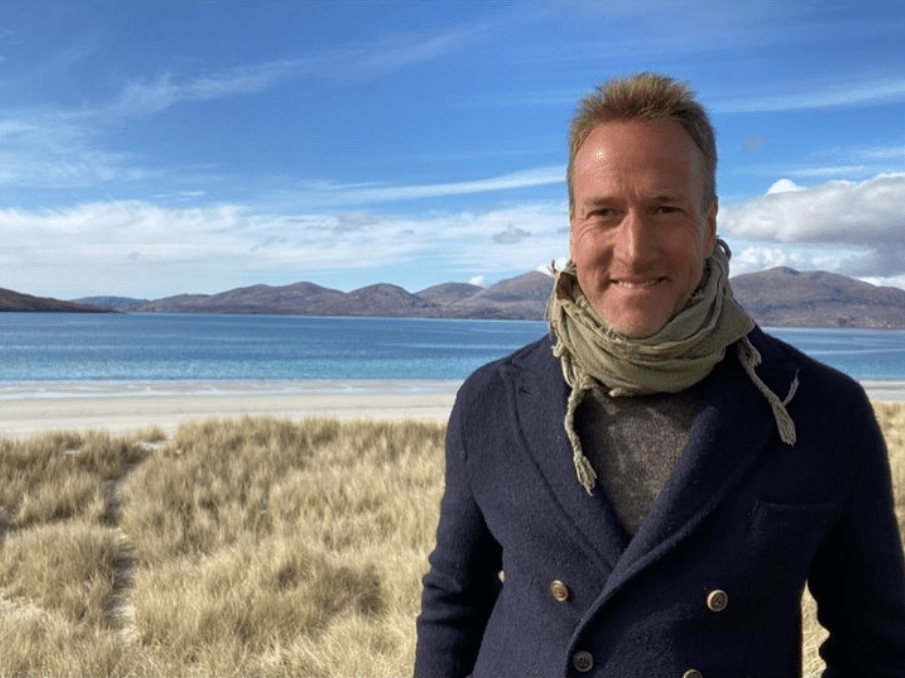 Ben Fogle returned to Taransay as he hinted that he wants Castaway to return