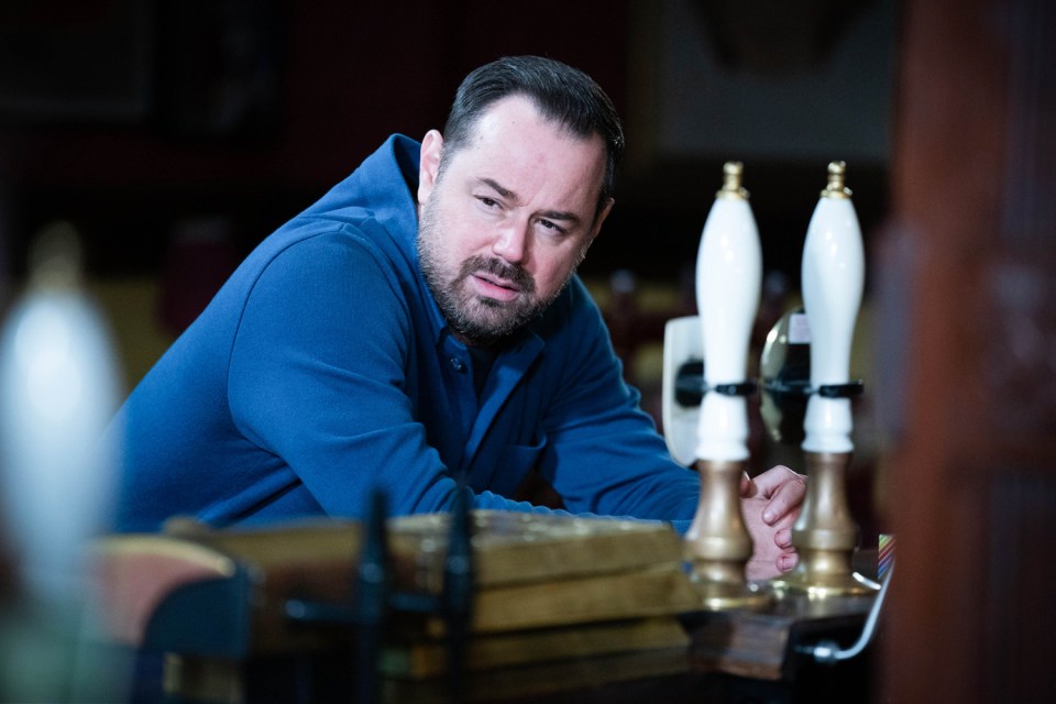 Danny Dyer as Mick Carter in EastEnders, before he left the soap last year