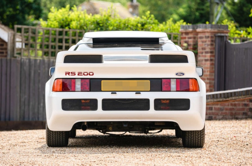 TURBO HERO Classic 80s Ford RS200 up for sale at auction - super low mileage and jaw-dropping original condition mean its set to go for a FORTUNE, , Link To - //rb.gy/12vjs, , Credit- silverstoneauction