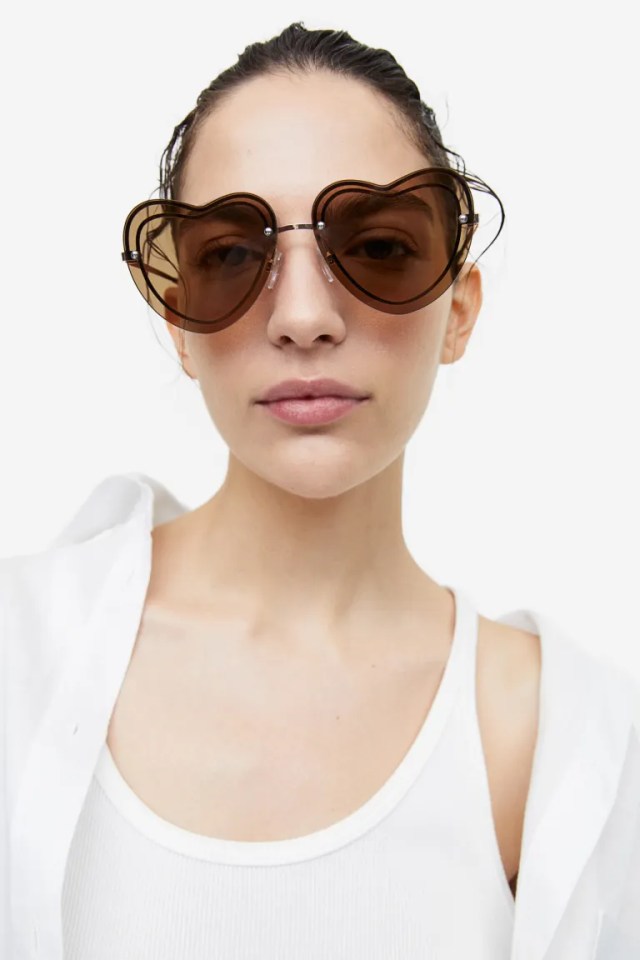 H&M Heart-shaped sunglasses