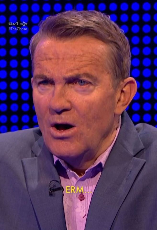 Bradley Walsh was stunned when the contestant revealed she wanted to get a tattoo dedicated to the ITV show