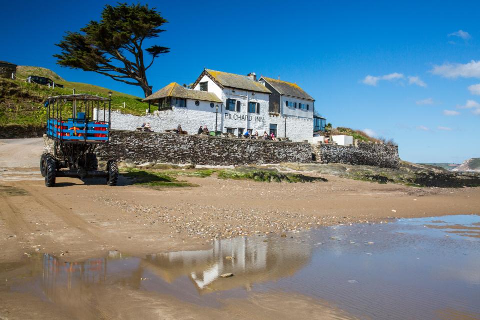 Pilchard Inn is the island's only pub