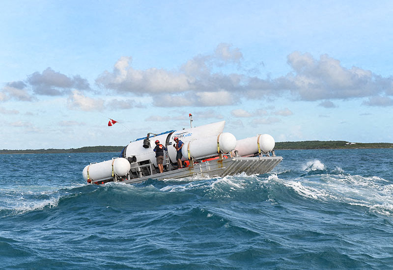 Experts said the way the sub was dragged out to sea might have damaged it