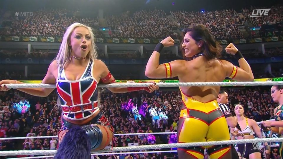 Liv Morgan paid tribute to Ginger Spice at WWE Money in the Bank