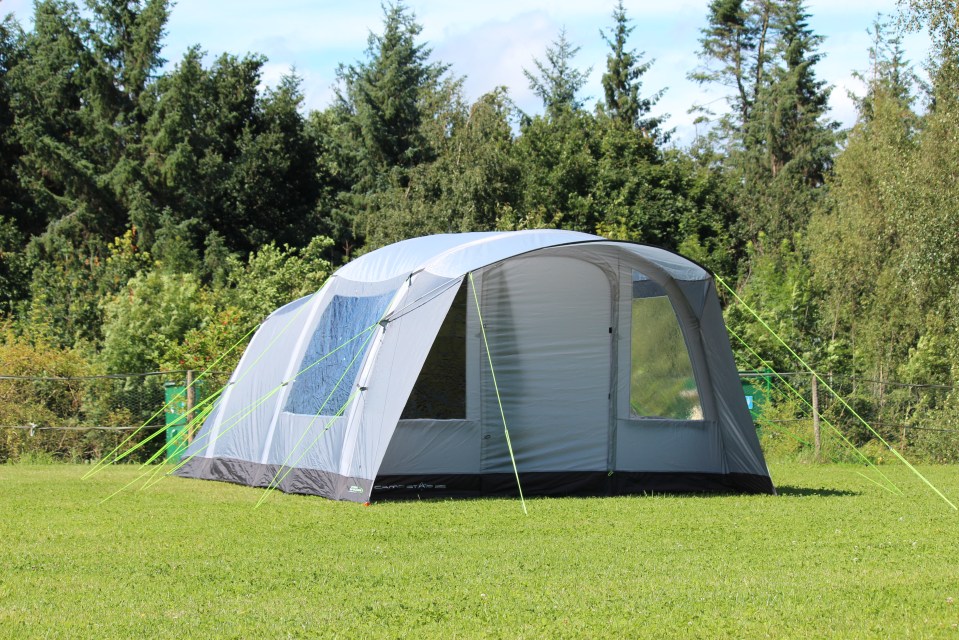 The spacious Outdoor Revolution Camp Star Tent