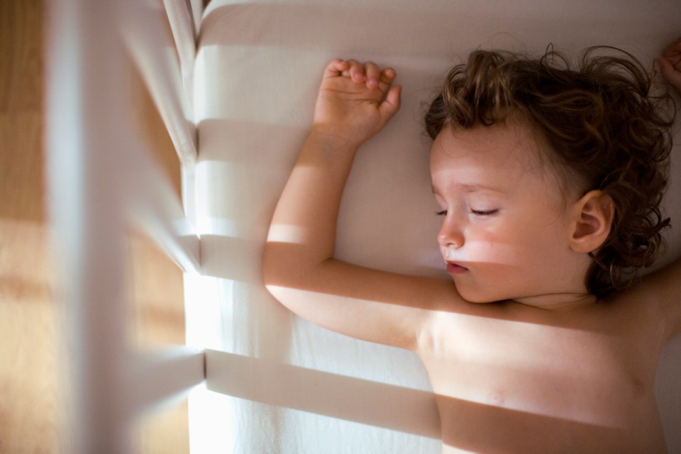 Kids can really struggle to sleep if they're hot and bothered