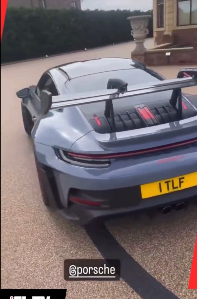 Fury bought a GT3 RS which costs a minimum of £192,600