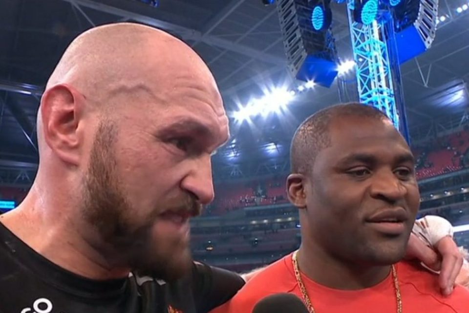 Tyson Fury will box former UFC heavyweight champion Francis Ngannou in Octover