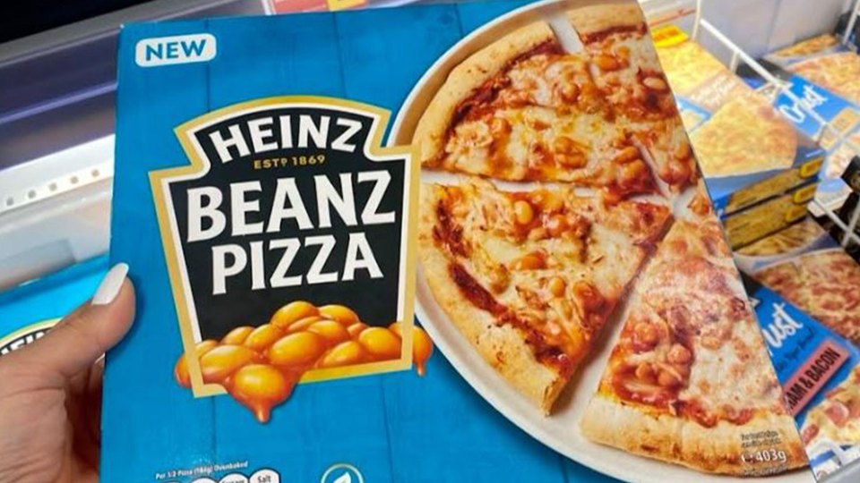 The Heinz Beanz Pizza was discontinued in 2003 but reappeared on shelves last year