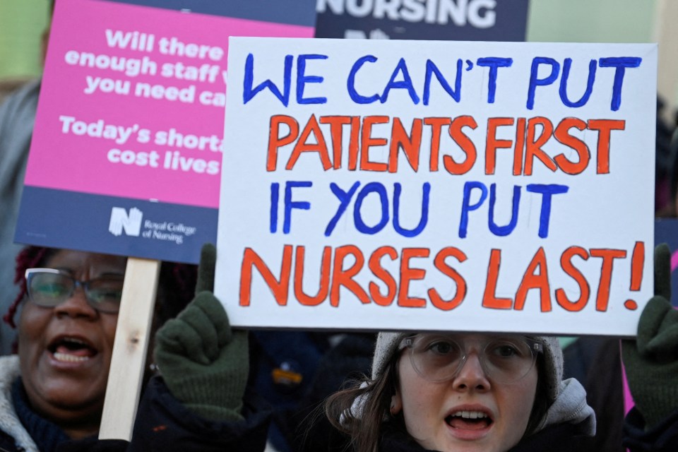 The Royal College of Nursing (RCN) walked out for the first time in December 2022