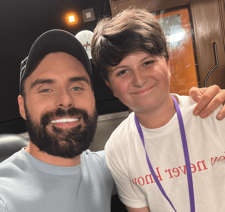 Rylan Clark was heaped with praise after he invited a huge fan of his Radio 2 show to join him on air