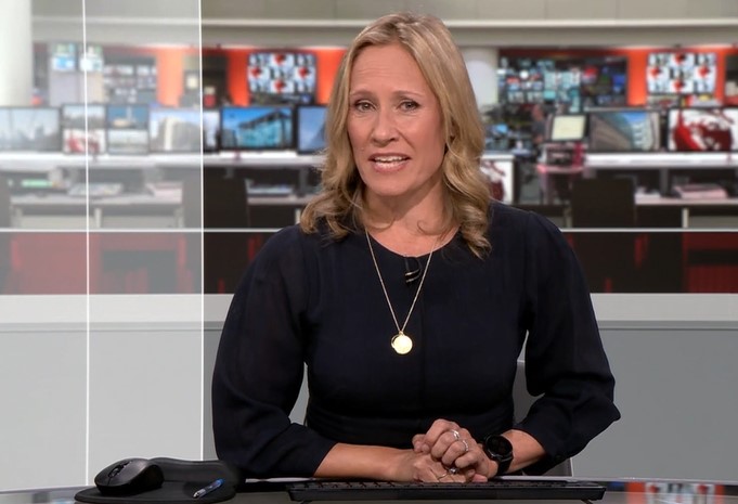 Sophie Raworth led the emotional tribute to her colleague and friend George Alagiah