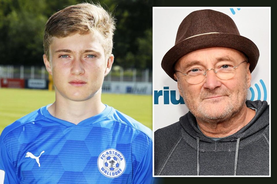 Phil Collins's son Matthew signed for Austrian football team WSG Tirol