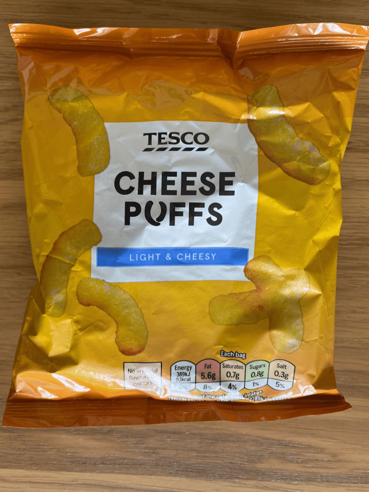 Tesco's cheese puffs were the worst of the bunch