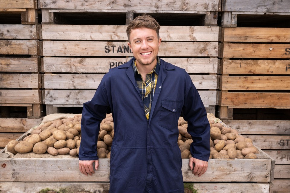 Roman Kemp visited a farm to learn about new regenerative farming practices