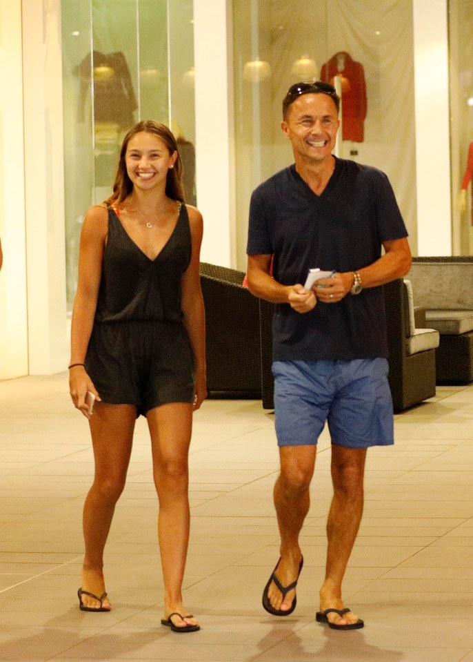 EXCLUSIVE: I'm a Celebrity contestant Dennis Wise has a laugh with his daughter...10 Dec 2017..Pictured: Dennis Wise...Photo credit: MEGA....TheMegaAgency.com..+1 888 505 6342