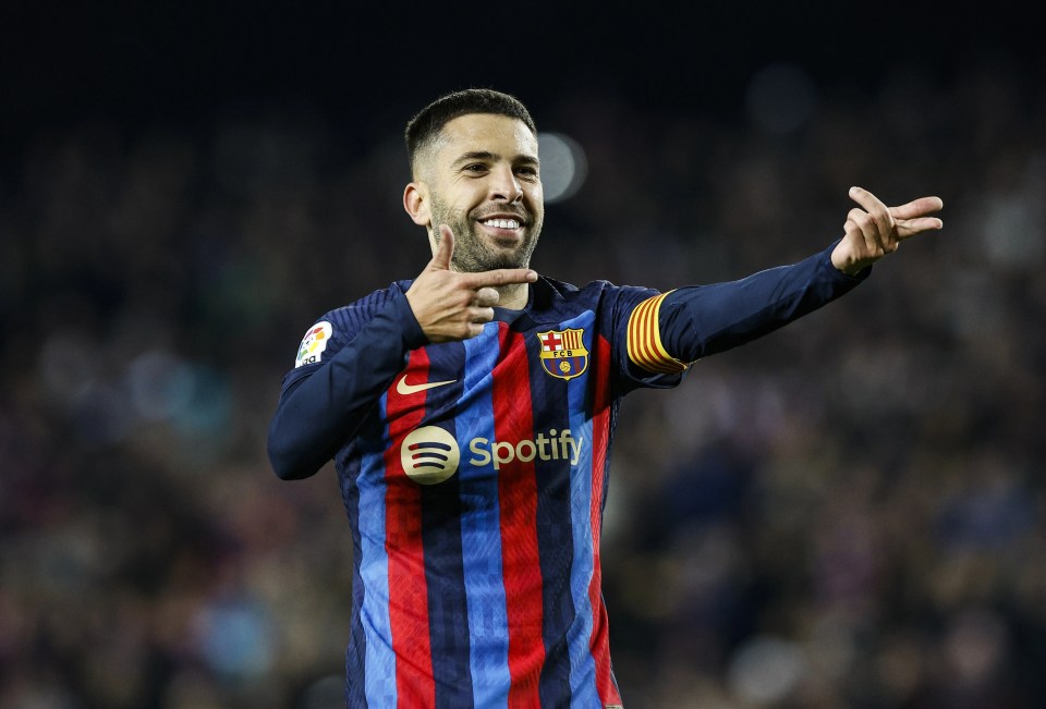 Jordi Alba left Barcelona at the end of last season