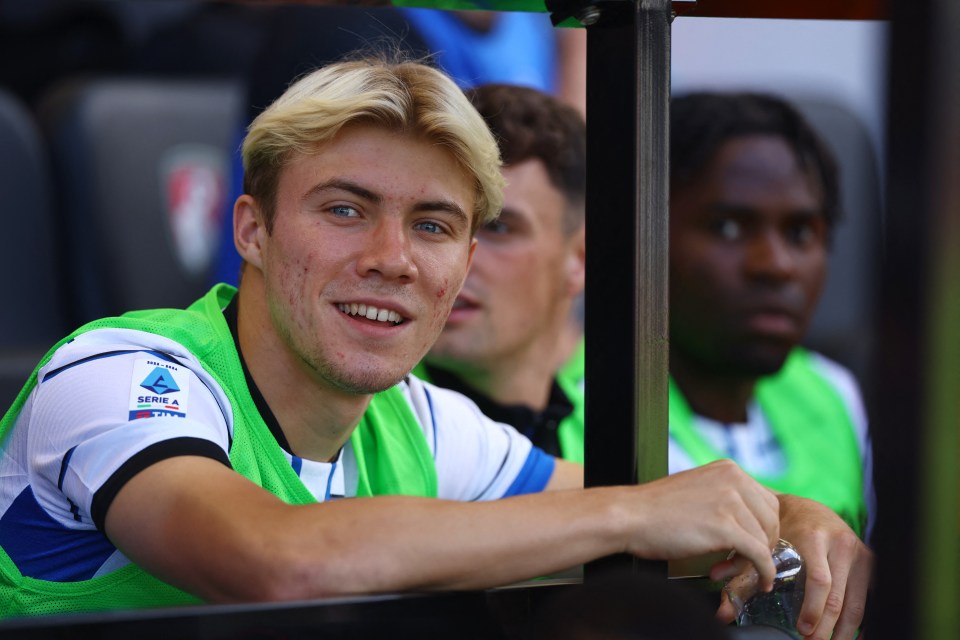 Rasmus Hojlund was left on the bench during Atalanta' friendly with Bournemouth