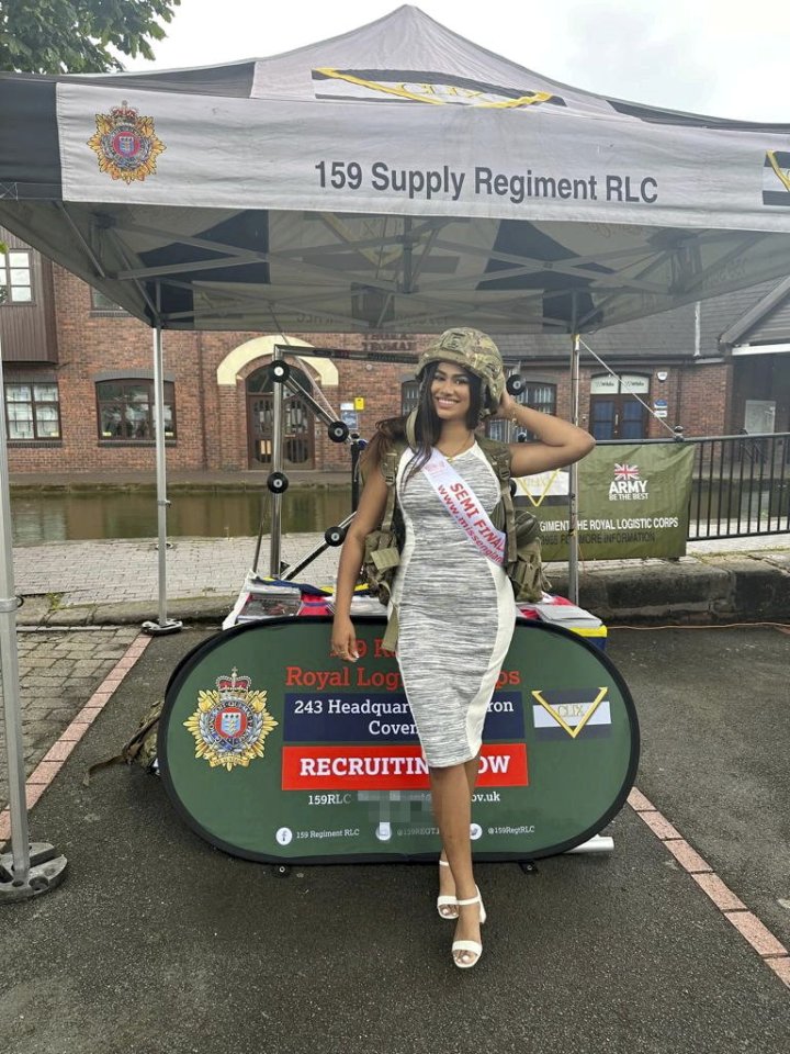 Afrose has made it to the semi finals of Miss England