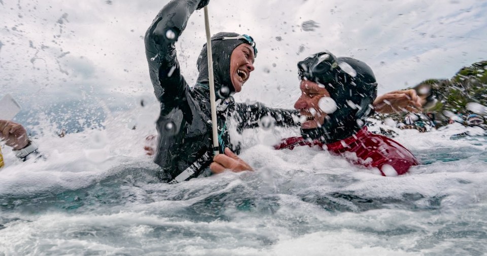 Alessia and Steve managed to achieve the world record together