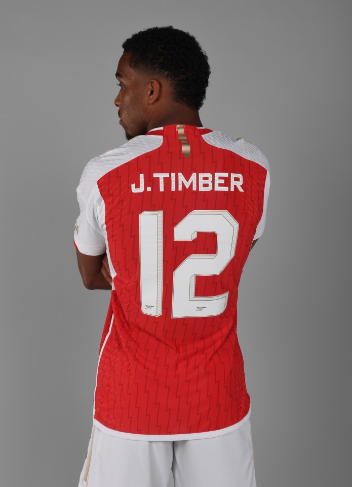 The defender will wear the number 12 shirt for Arsenal this season