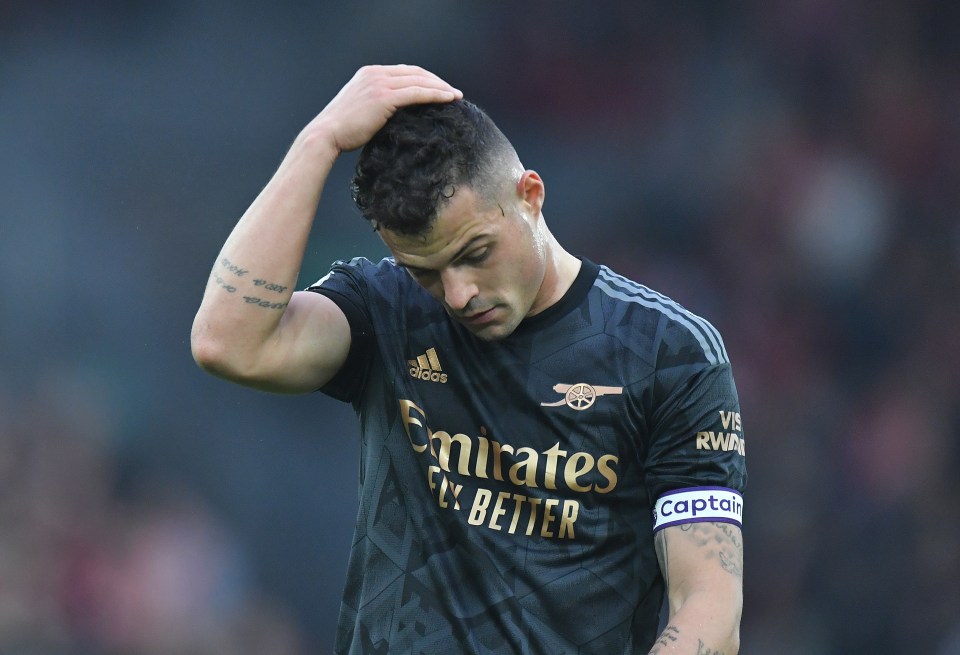 Granit Xhaka managed to overcome being stripped of the captaincy