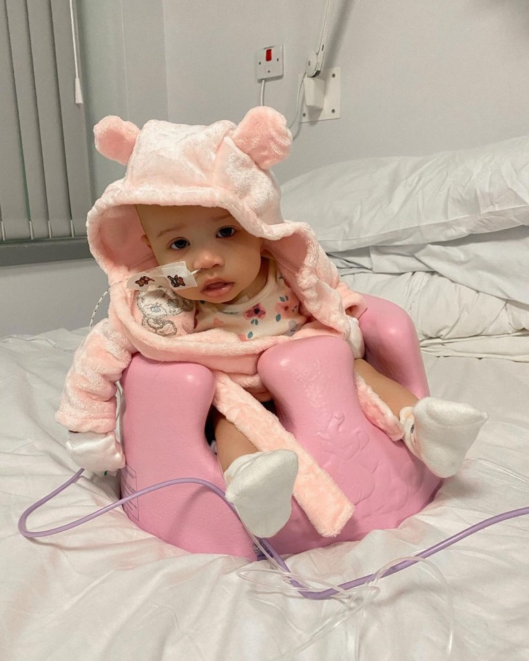 Azaylia's parents decided to share her cancer journey to raise awareness