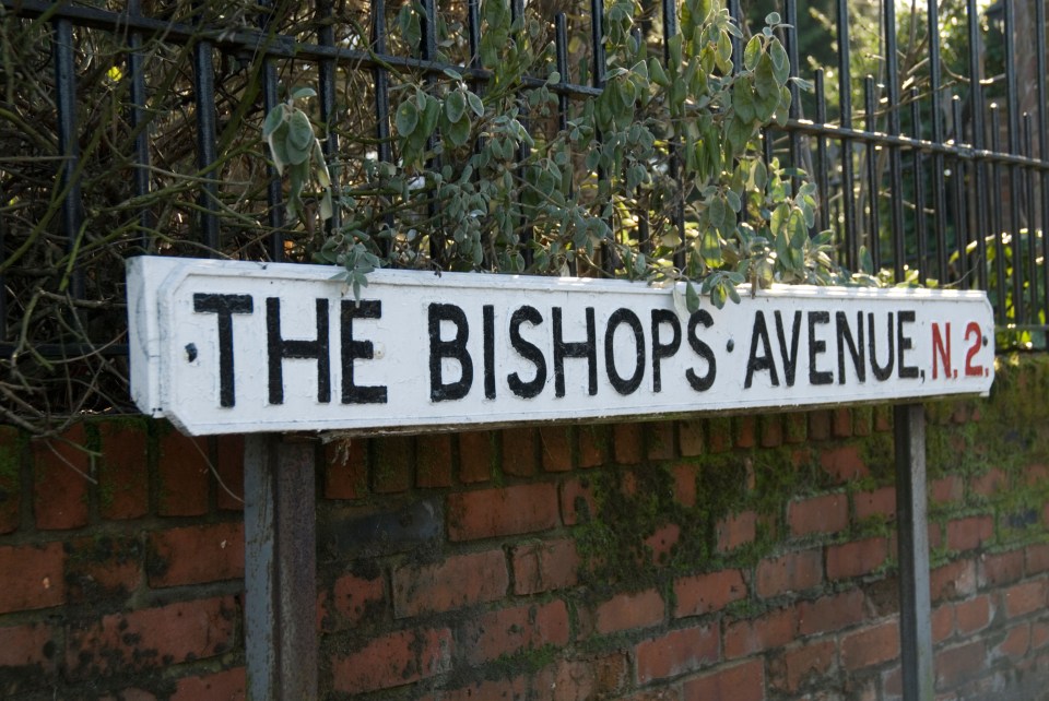 The Bishops Avenue is one of the country's wealthiest streets