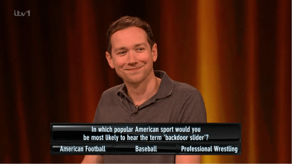 A naughty question took tipping point viewers by surprise