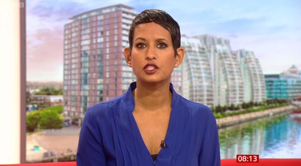 Naga Munchetty burst into tears as she learned of George's death live on air