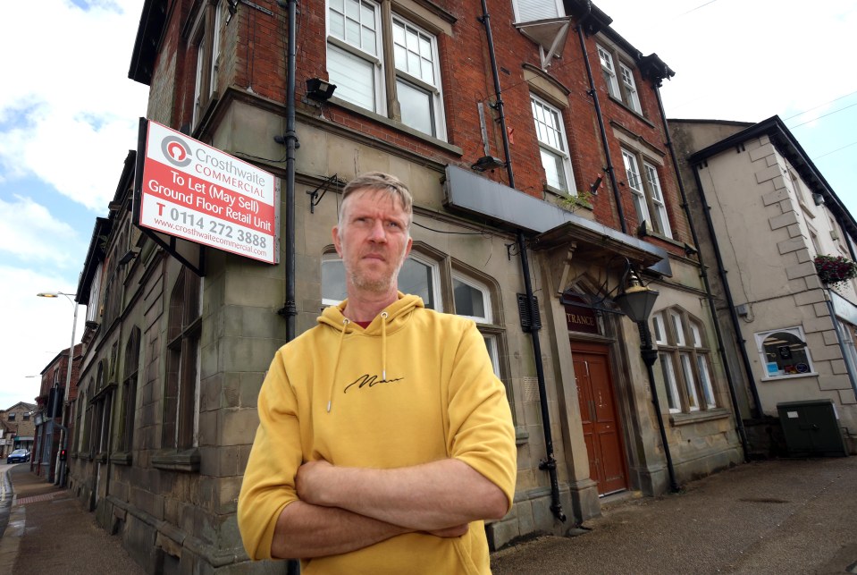 Simon sleaney lives above the proposed site for the new store