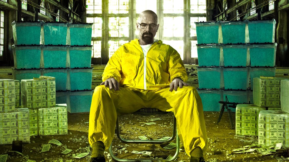 Bryan Cranston as Walter White in hit show Breaking Bad