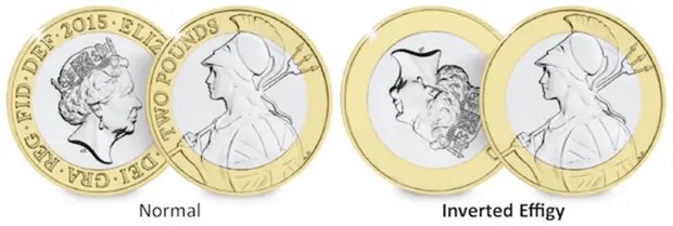 The 2015 Britannia £2 coin can be worth a good sum due to an error