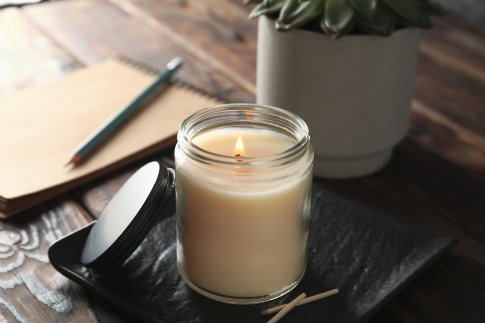 Vapours from burning scented candles can cause allergic reactions like asthma