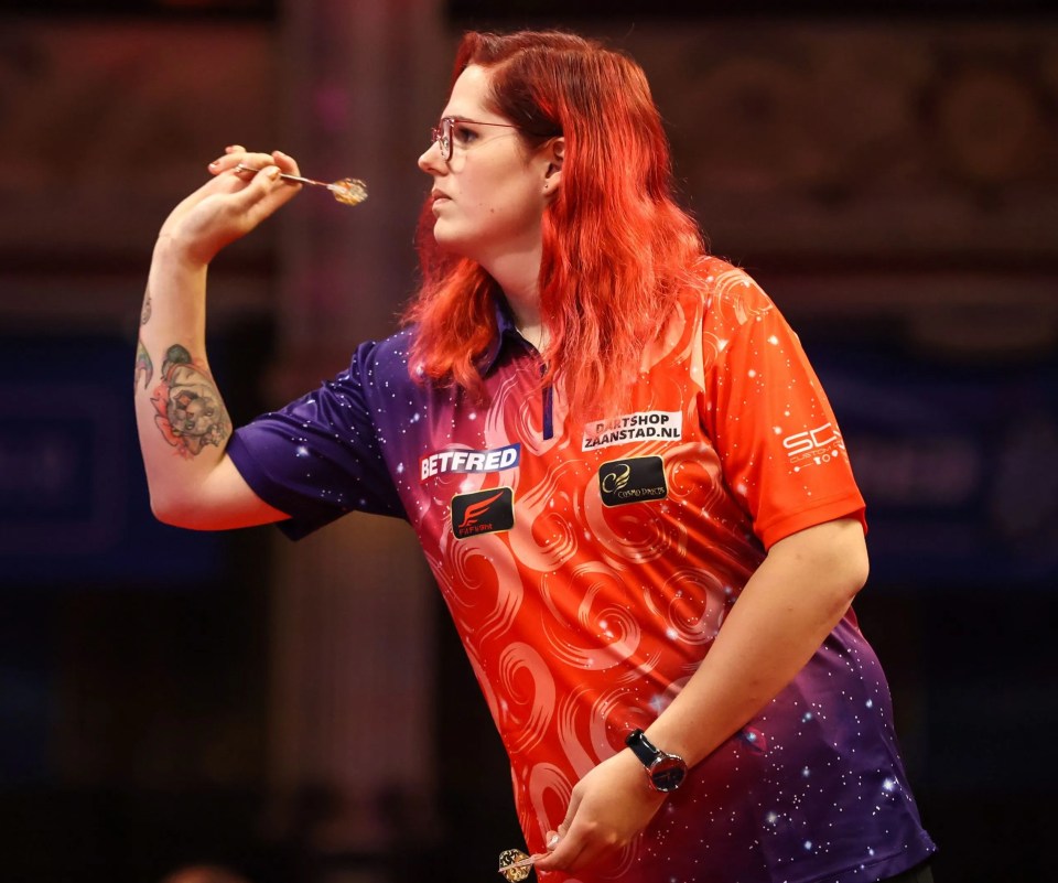 Last weekend, van Leuven became the first trans to play in a darts TV tournament