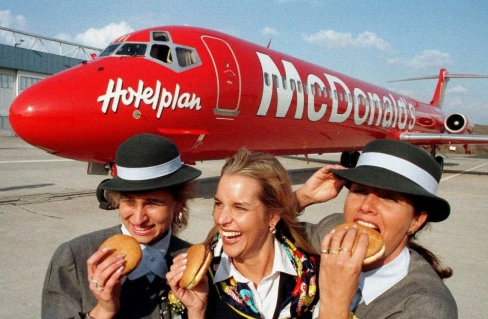 McDonald's once launched a McPlane - serving Big Macs in a box and more