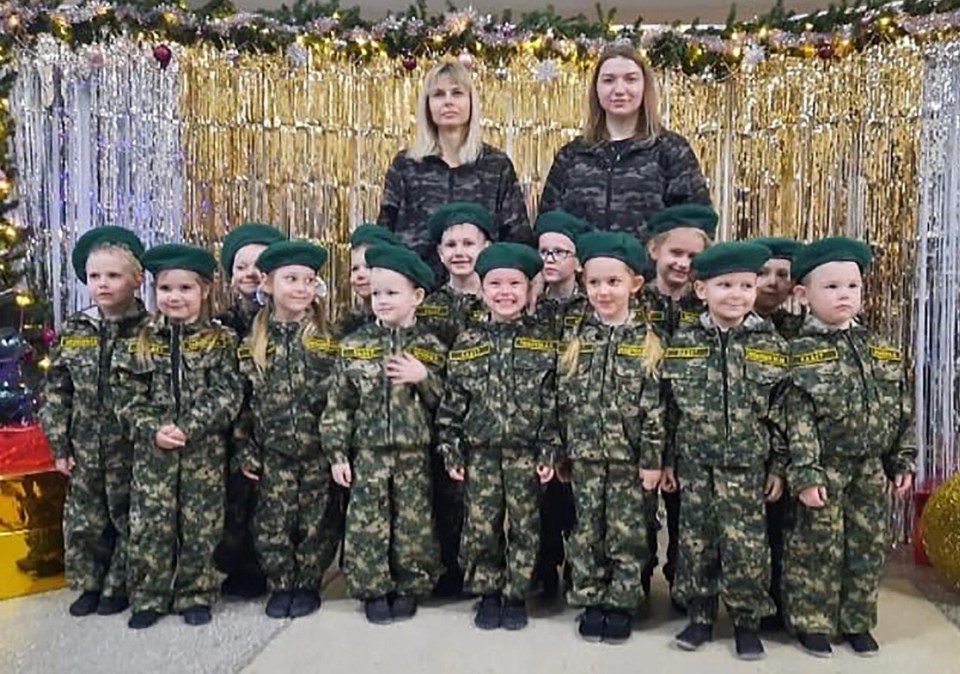 Vladimir Putin has ordered children in kindergarten to be taught military skills