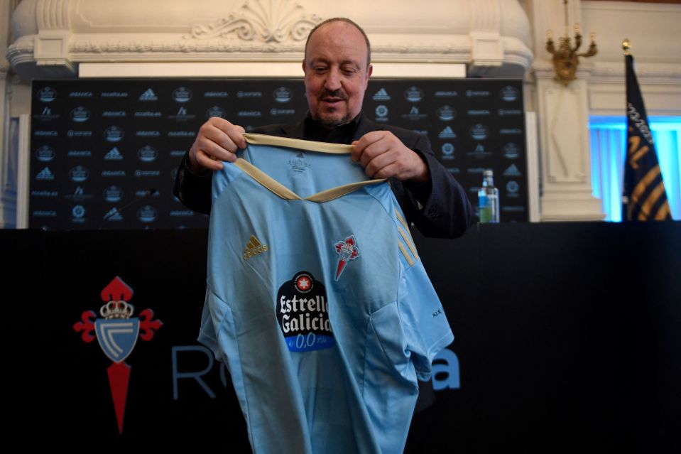 Rafa Benitez took charge of Celta Vigo back in the summer