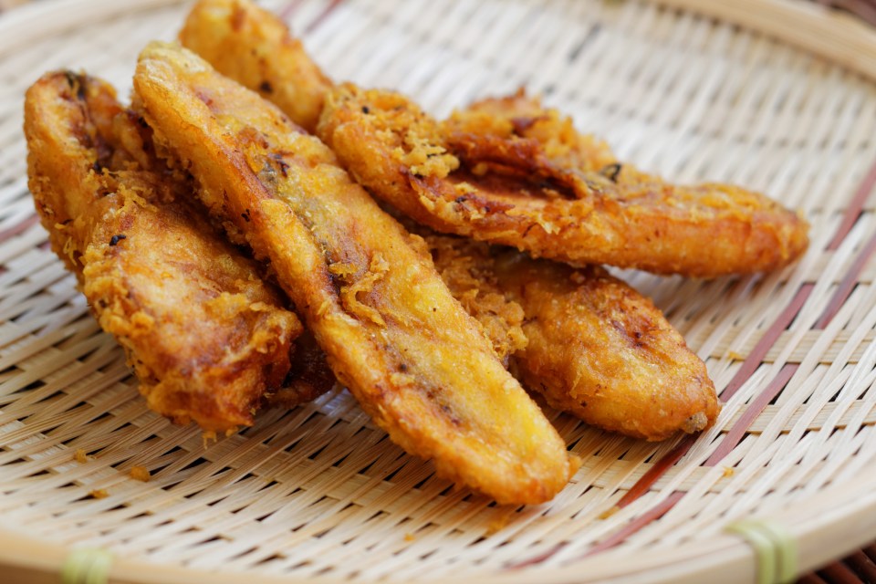 Fry up a  treat with savoury banana fritters