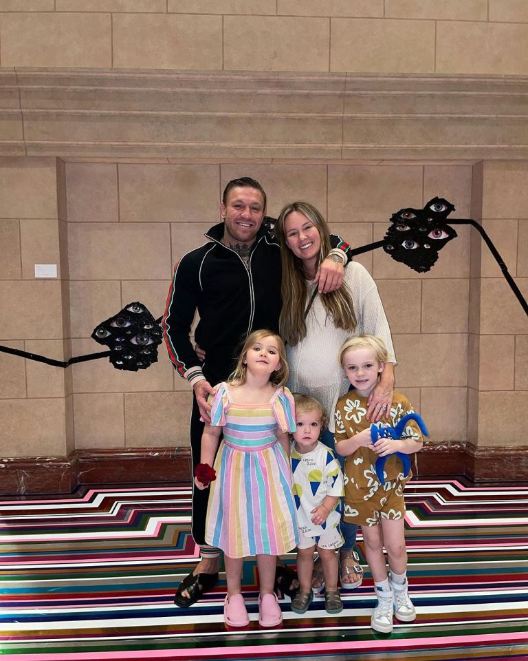 The UFC superstar recently enjoyed an evening out with his young family