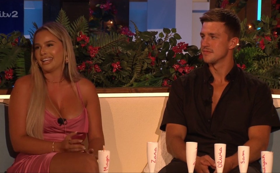 Love Island fans spotted a telling sign that the pair are on the rocks