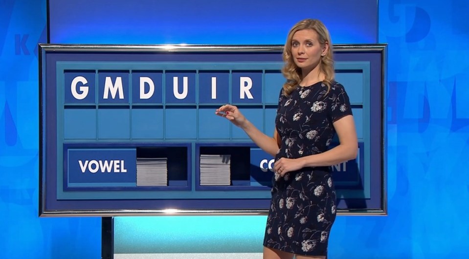 Rachel Riley took to Channel 4 airwaves on the long-running game show