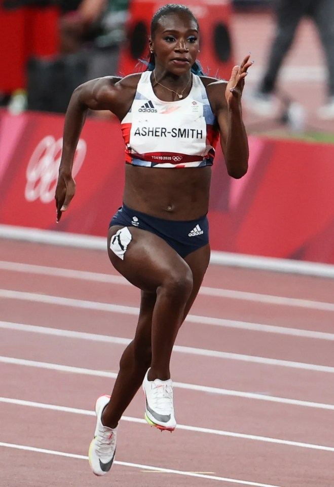 Dina Asher-Smith could be in line for a bronze medal, according to the forecast