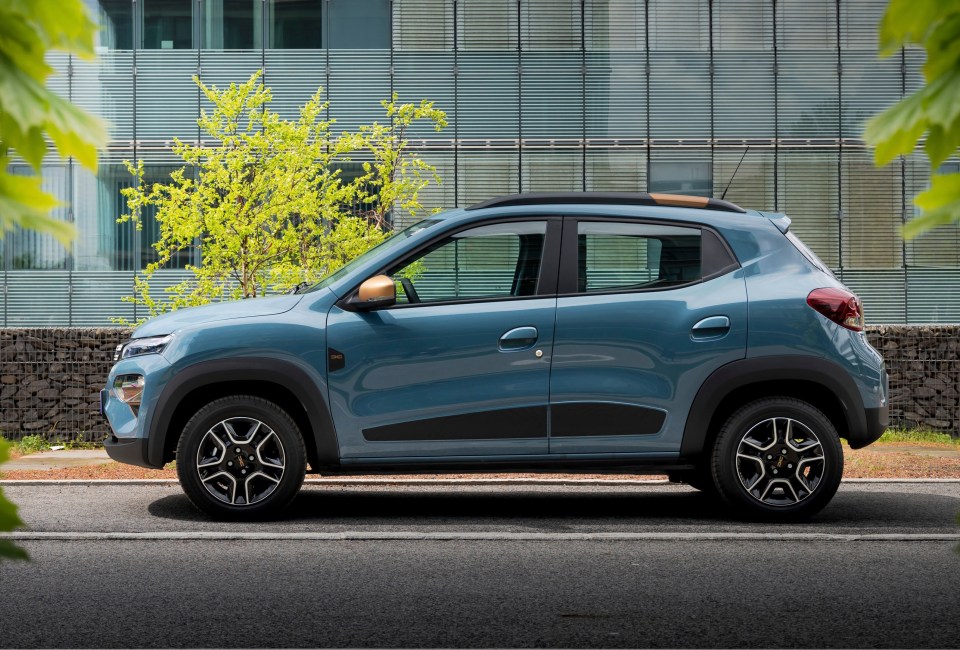 The pure-electric Dacia Spring will cost around £7 A DAY when it arrives here next year